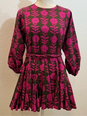 J MARIE Big Girls Kenna Rope Belted Dress. Size 12 . NEW !!